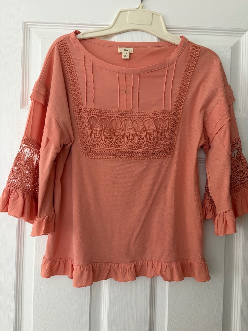 Anthropologie Tiny Ruffle Hem Too